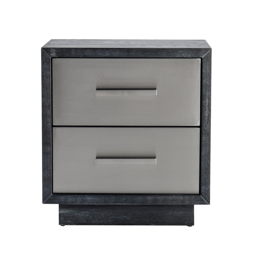 Liang & Eimil Camden Bedside Table in Stainless Steel