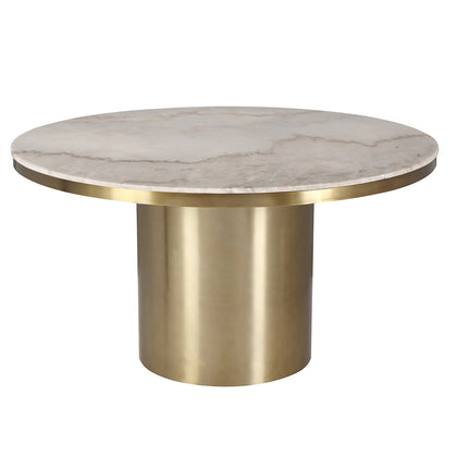 Liang & Eimil Camden Brass & Marble Dining Table - Large