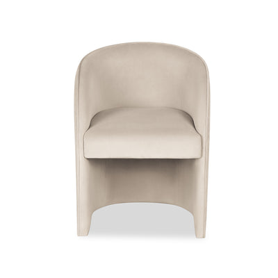 Liang & Eimil Capri Chair Kaster Pebble Velvet