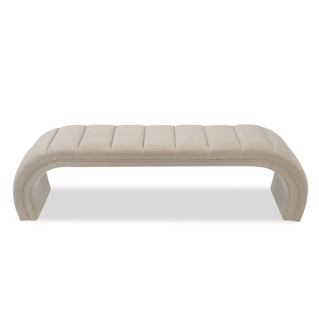 Liang & Eimil Coppola Bench with Toscana Latte Velvet