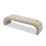 Liang & Eimil Coppola Bench with Toscana Latte Velvet