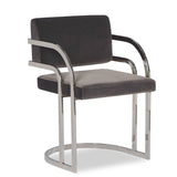 Liang & Eimil Dylan Dining Chair in Gainsborough Nickel Grey Velvet