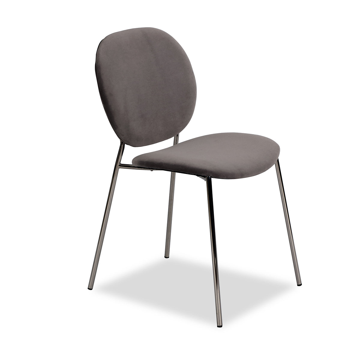 Liang & Eimil Elsa Chair with Kaster Horizon Grey Velvet (Set of 2)