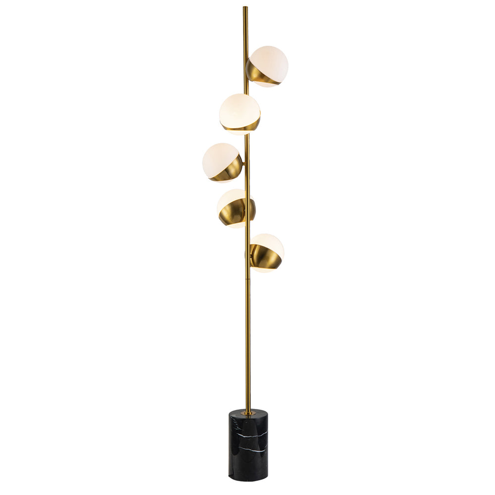 Liang & Eimil Globus Floor Lamp with Brushed Brass