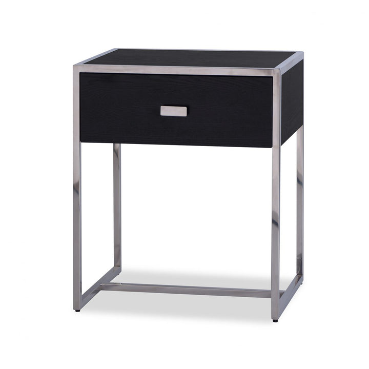 Liang & Eimil Holman Bedside Table in Wenge & Silver