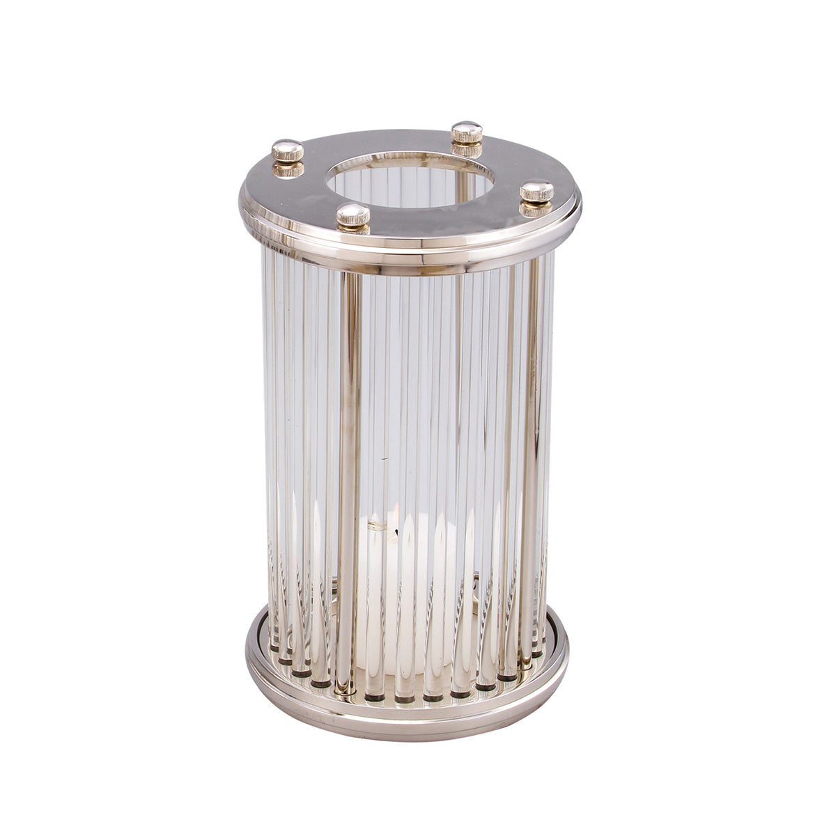Liang & Eimil Hurricane Candle Holder Nickel Small
