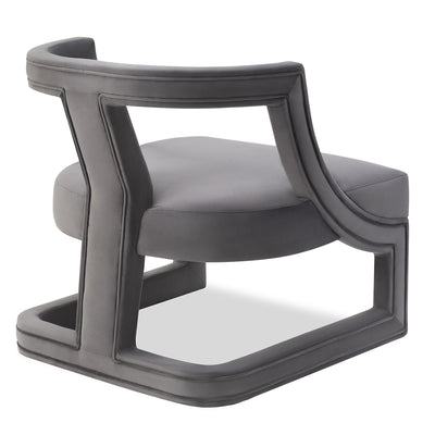 Liang & Eimil Jimi Occasional Chair in Night Grey Velvet
