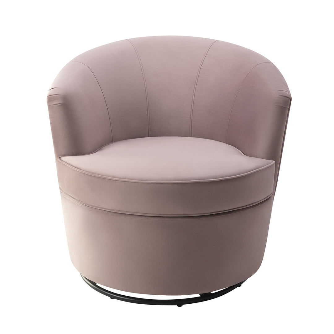 Liang & Eimil Kiss Occasional Chair with Lilac Velvet