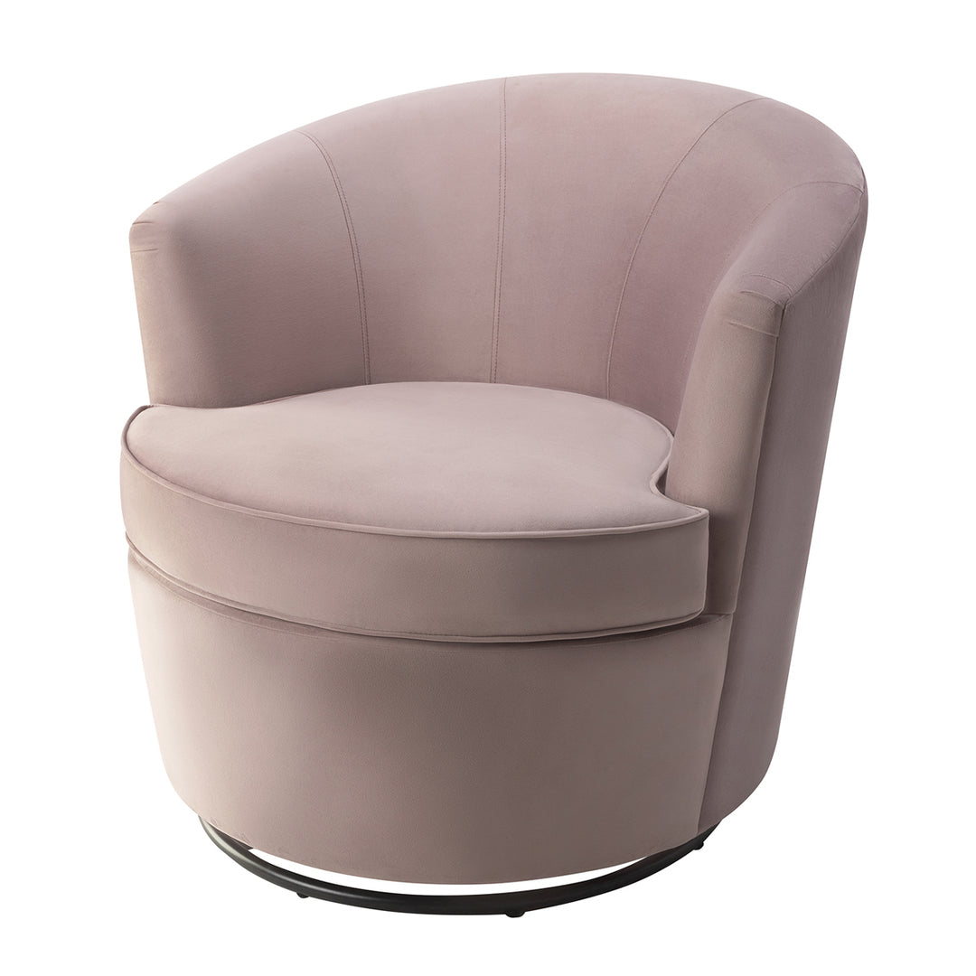 Liang & Eimil Kiss Occasional Chair with Lilac Velvet