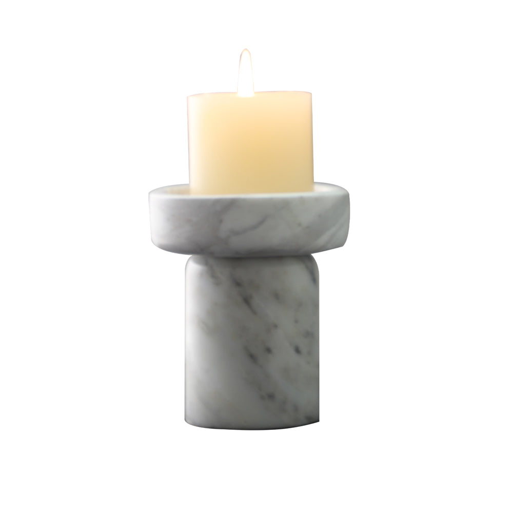 Liang & Eimil Lamonte Candle Holder in Marble