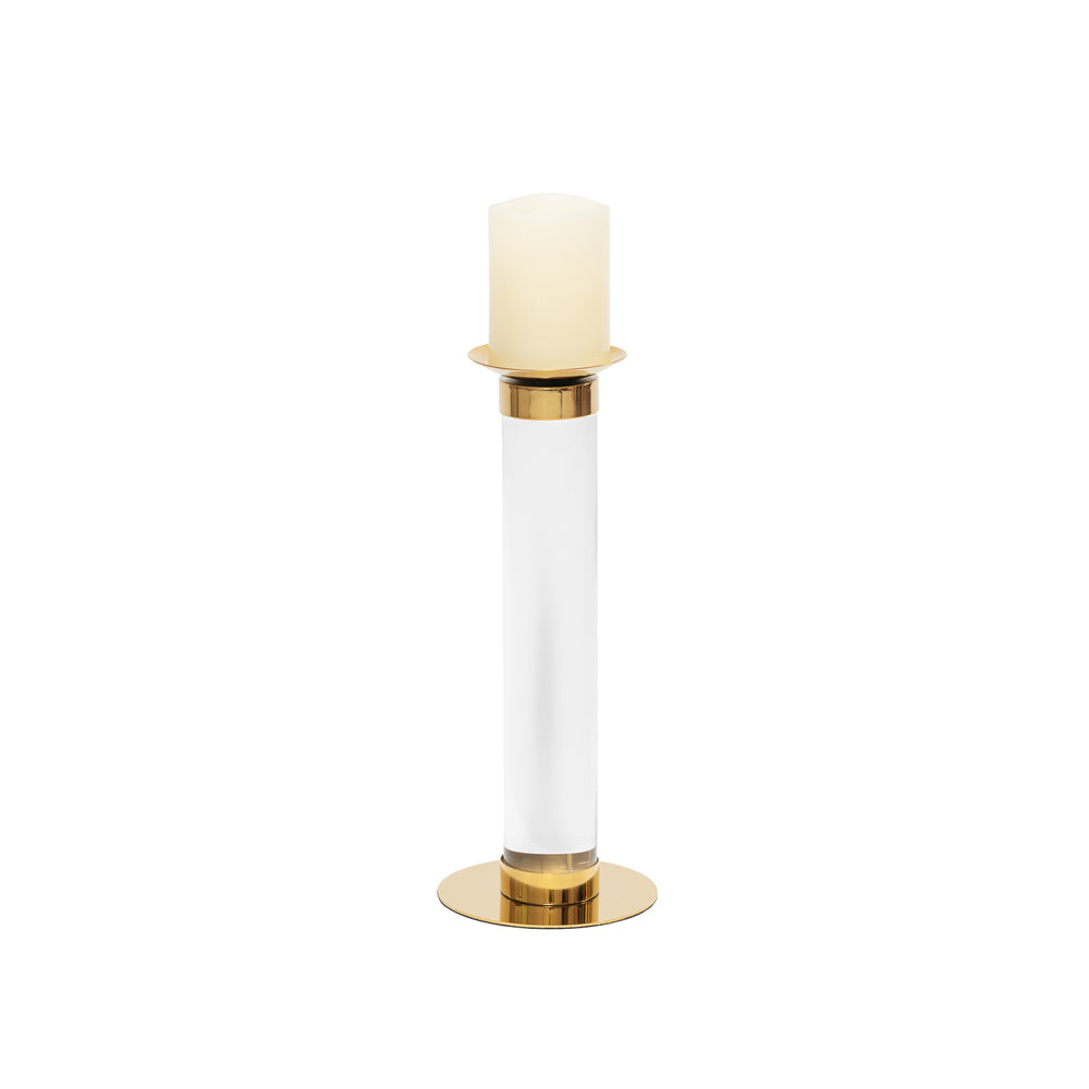 Liang & Eimil Large Pillar Candle Holder in White