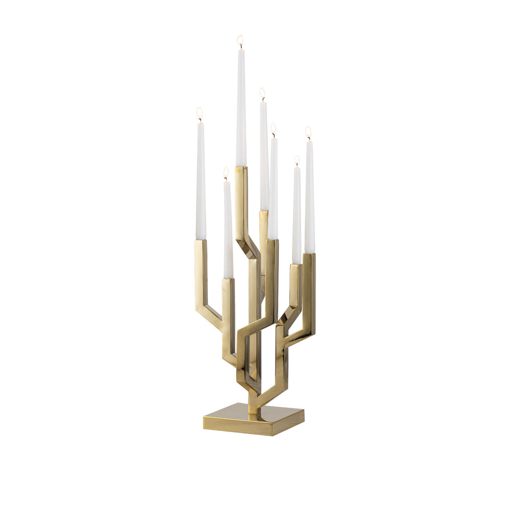 Liang & Eimil Lawrence Candle Holder with Polished Brass Finish