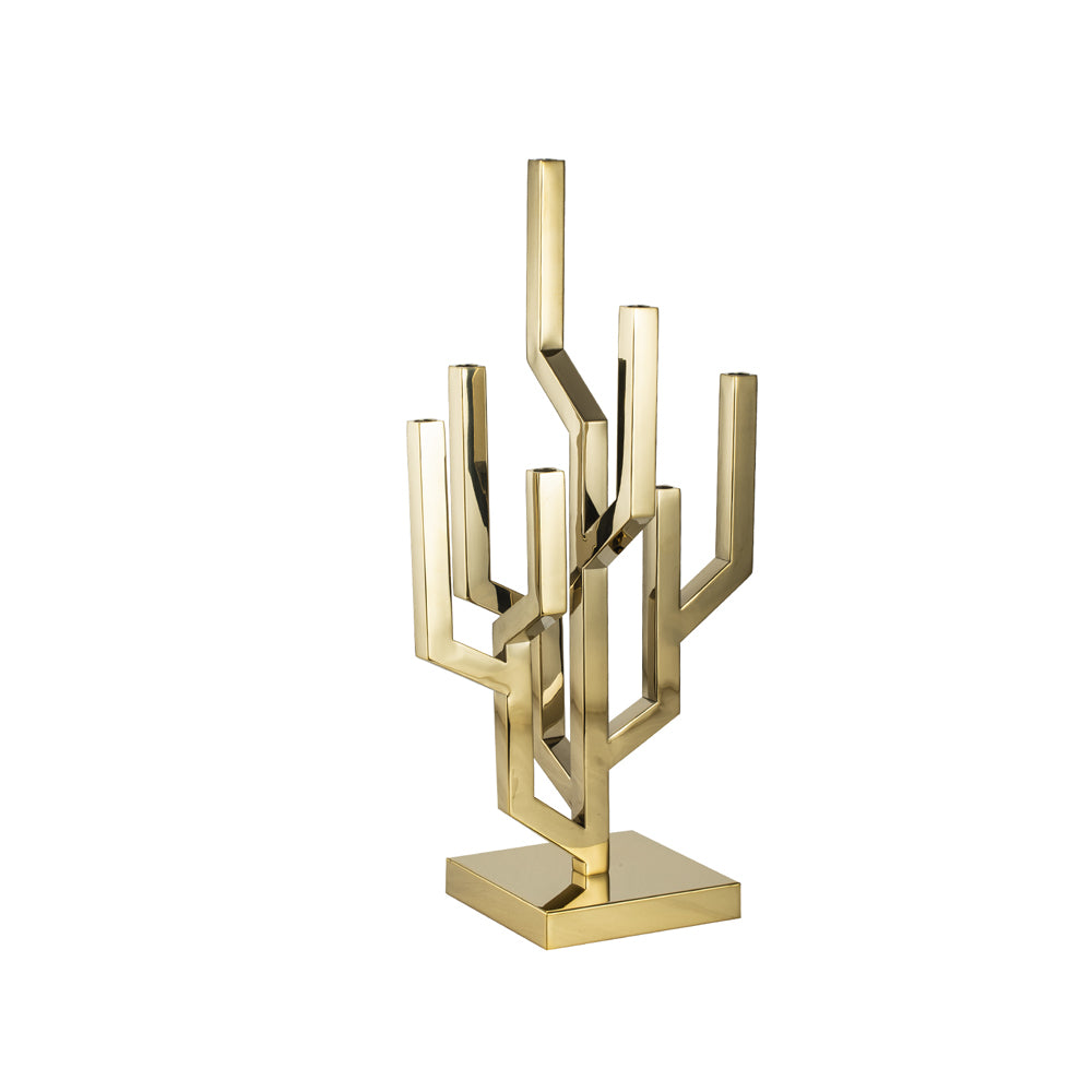 Liang & Eimil Lawrence Candle Holder with Polished Brass Finish