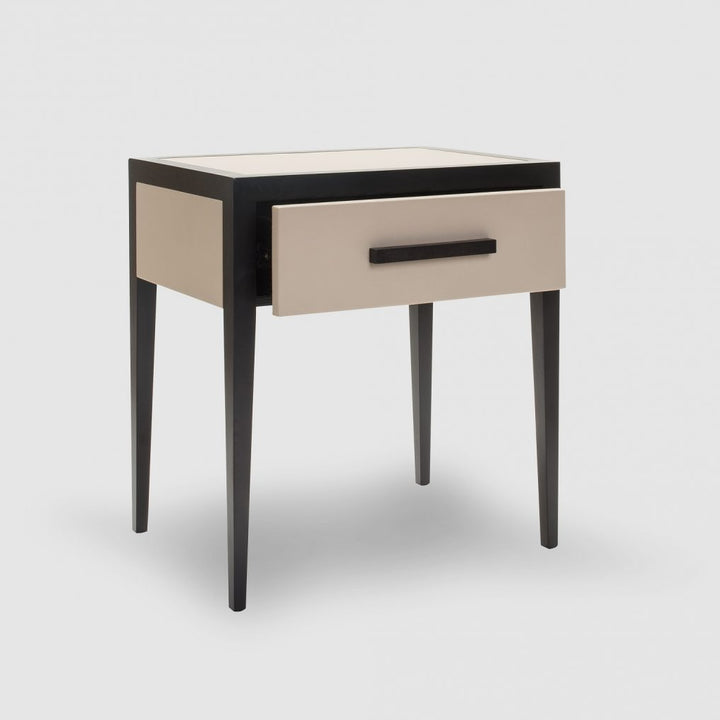Liang & Eimil Liza Bedside Table with Faux Leather Finish