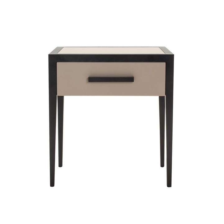 Liang & Eimil Liza Bedside Table with Faux Leather Finish