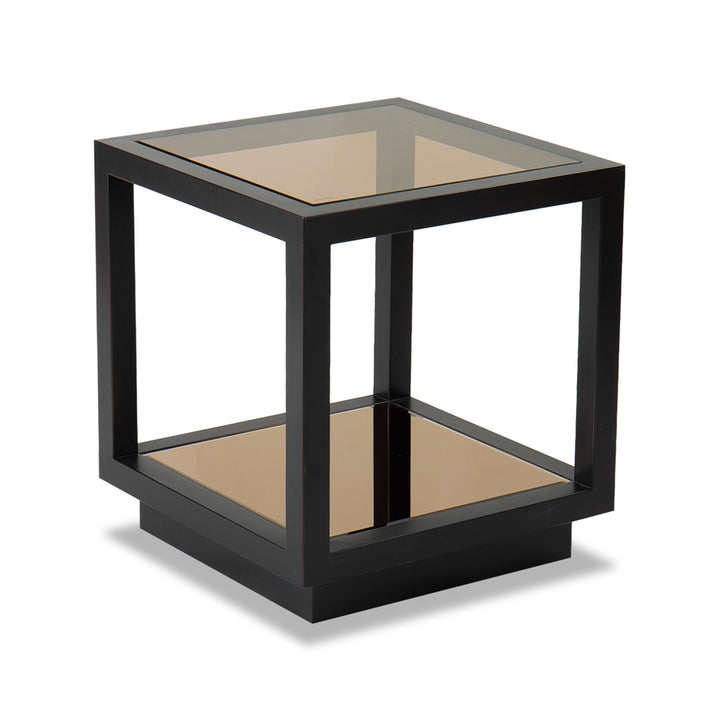 Liang & Eimil Mali Side Table with Bronze Tinted Glass