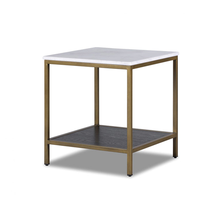 Liang & Eimil Max Side Table in White Marble