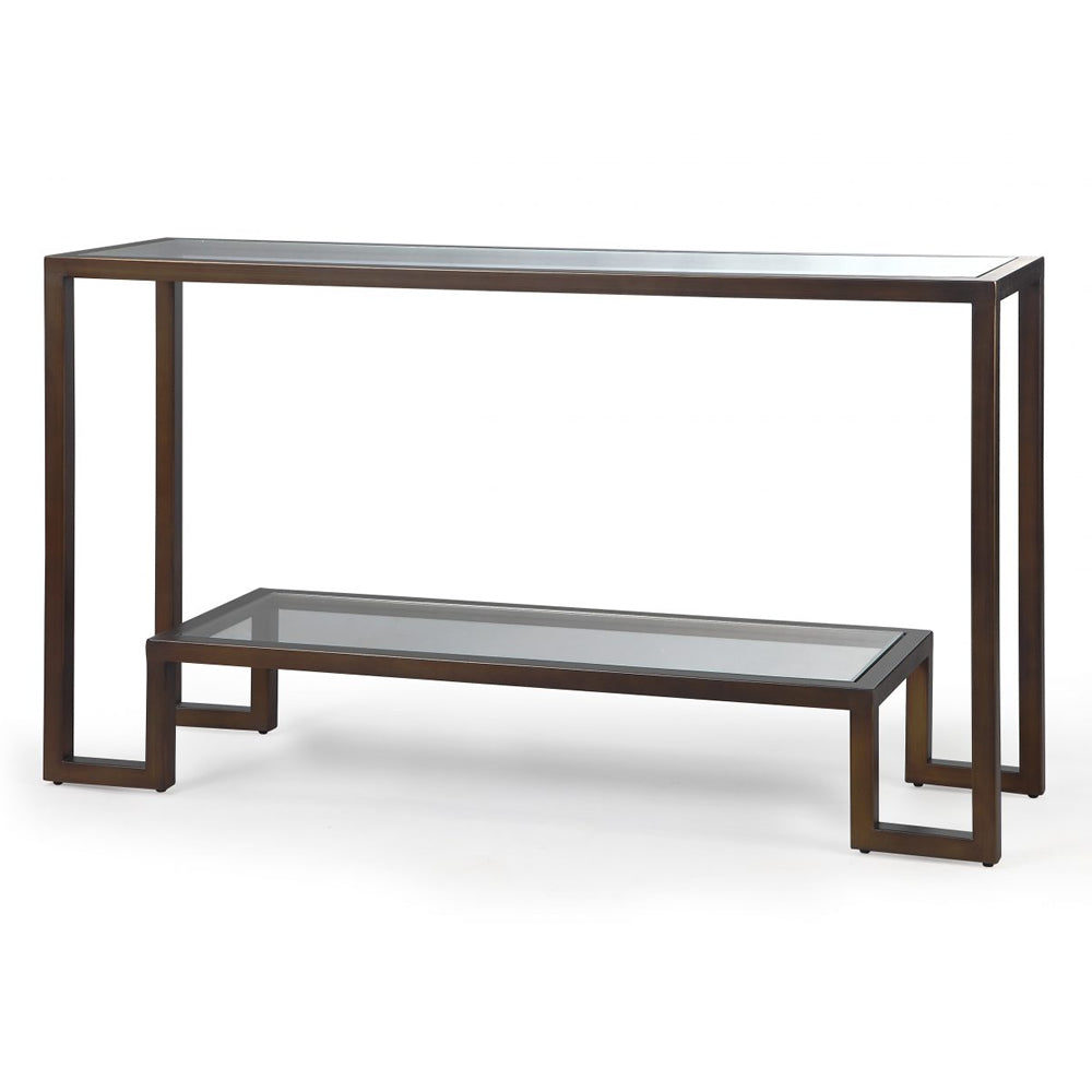 Liang & Eimil Ming Bronze & Glass Console Table