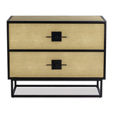 Liang & Eimil Noma 9 Chest of Drawers with Faux Beige Shagreen