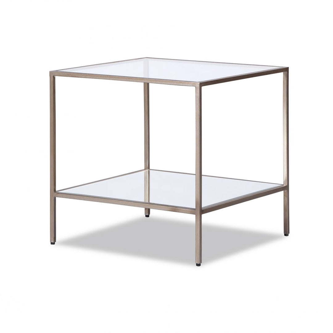 Liang & Eimil Oliver Antiqued Silver Side Table