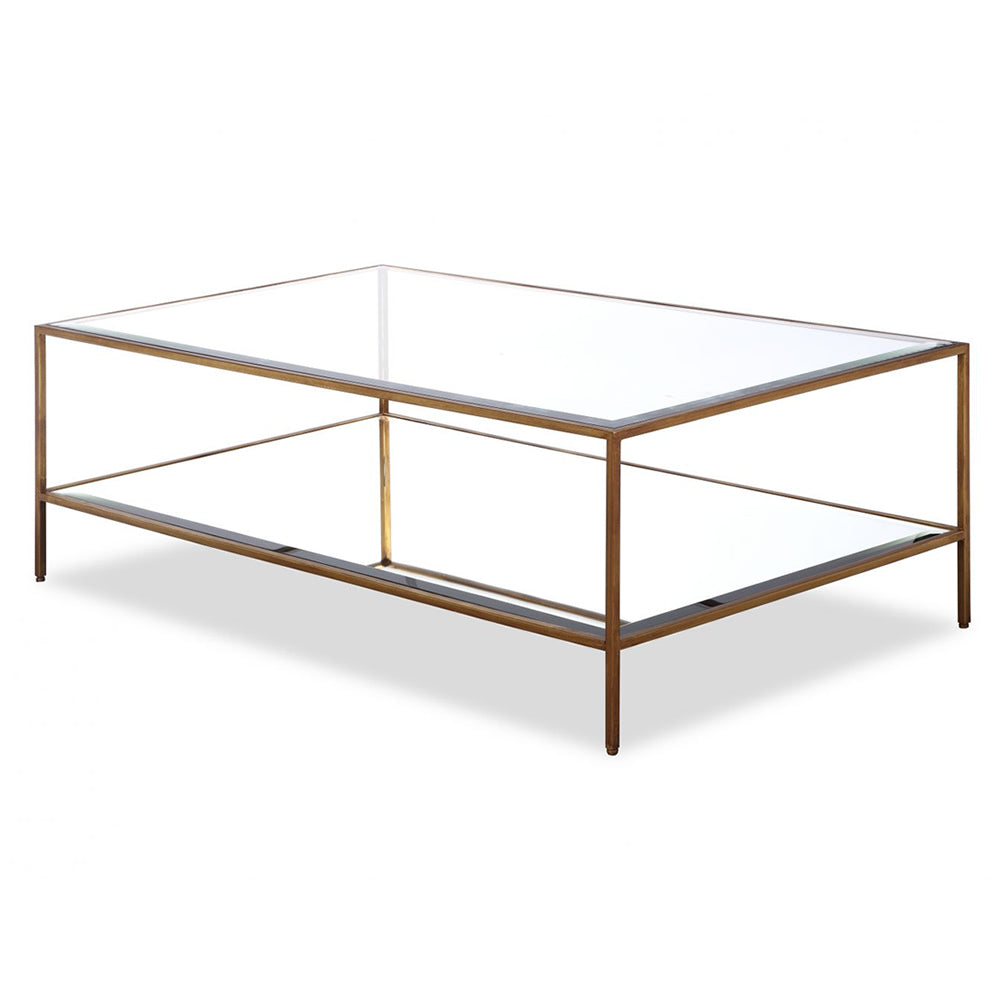 Liang & Eimil Oliver Antiqued Gold Coffee Table