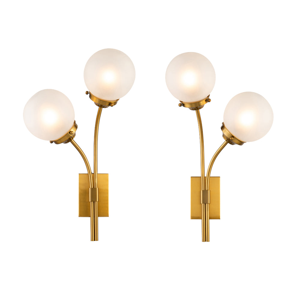 Liang & Eimil Opal Wall Lamp with Brass Finish Set of 2