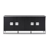 Liang & Eimil Ophir Sideboard with Black Ash Veneer and Stainless Steel – Excess Stock