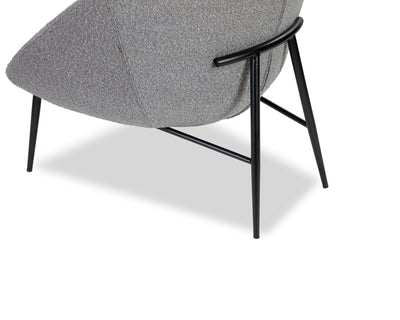 Liang & Eimil Ovalo Occasional Chair - Boucle Grey