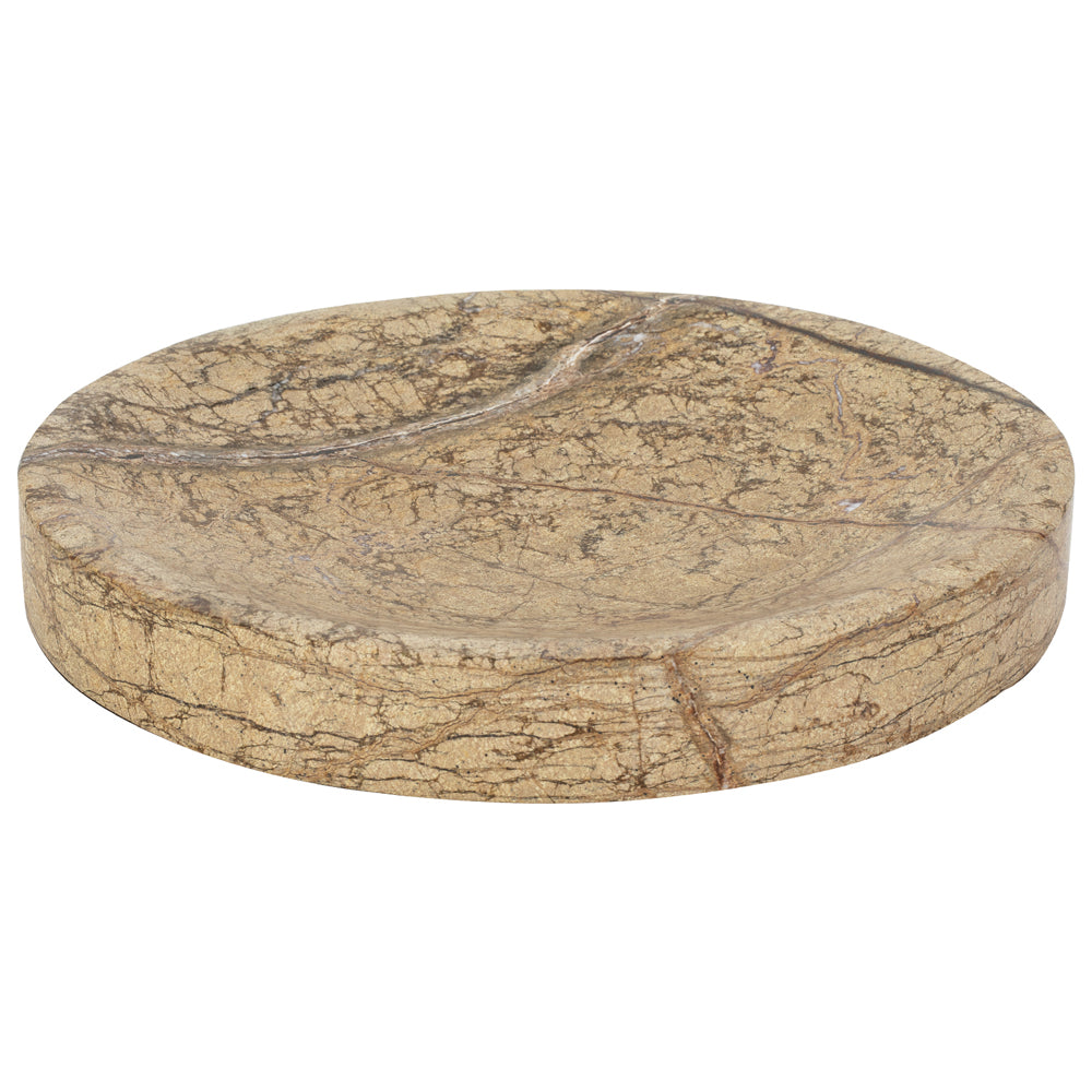 Liang & Eimil Peso Tray in Sahara Brown Marble