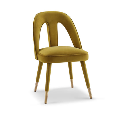 Liang & Eimil Pigalle Chair Kaster Mustard Velvet