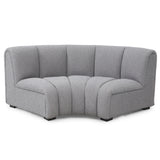 Liang & Eimil Ralph Sofa Round Corner - Boucle Graphic Grey