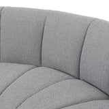 Liang & Eimil Ralph Sofa Round Corner - Boucle Graphic Grey