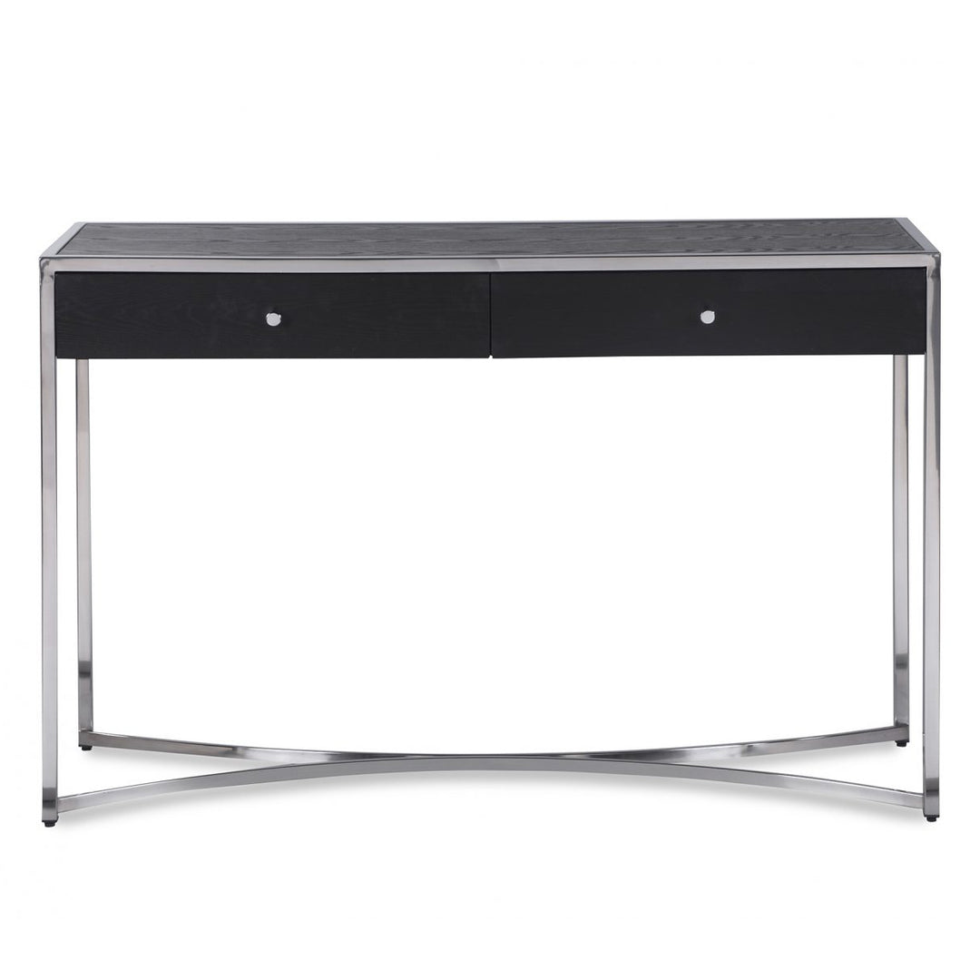 Liang & Eimil Rivoli Dressing Table in Wenge and Stainless Steel