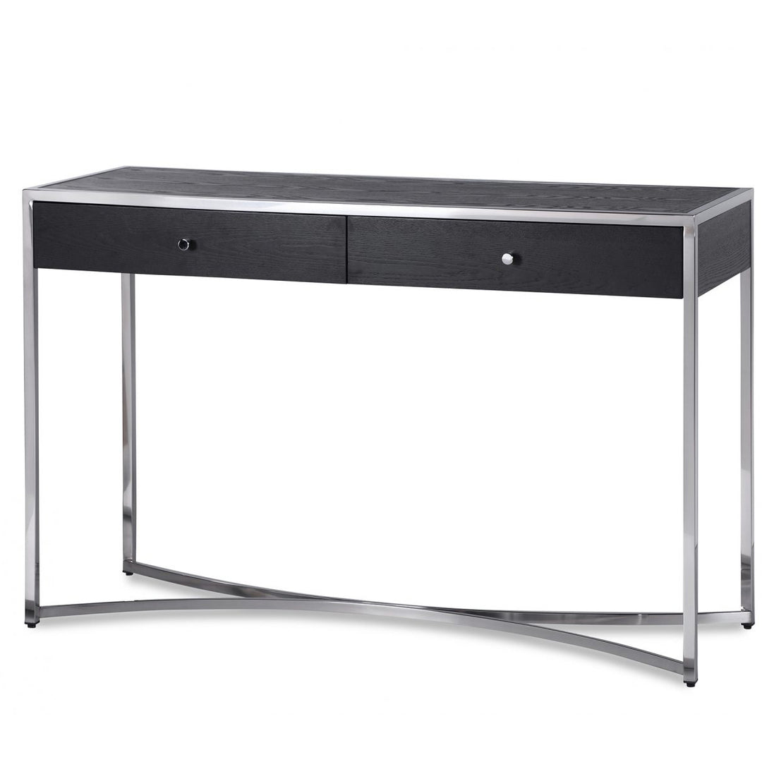 Liang & Eimil Rivoli Dressing Table in Wenge and Stainless Steel