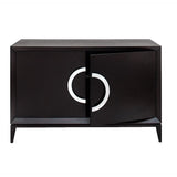 Liang & Eimil Rochel Sideboard with Quartered Oak Veneer and Chrome