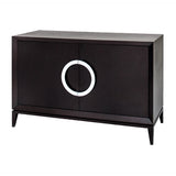Liang & Eimil Rochel Sideboard with Quartered Oak Veneer and Chrome