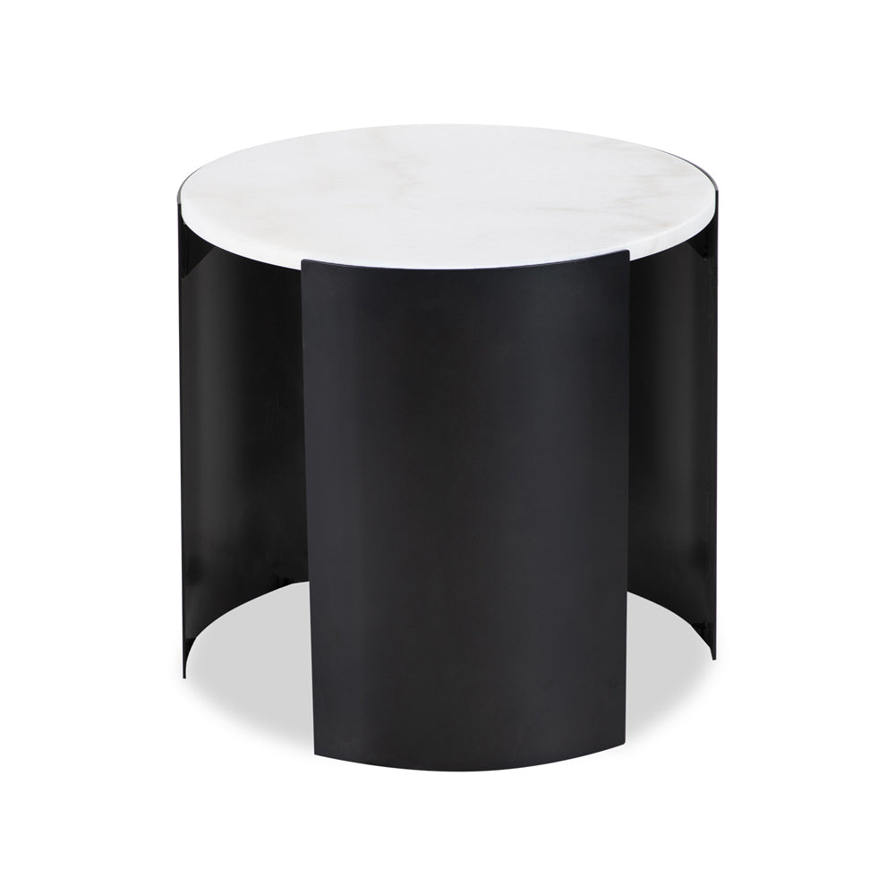 Liang & Eimil Samba Side Table with White Marble Top