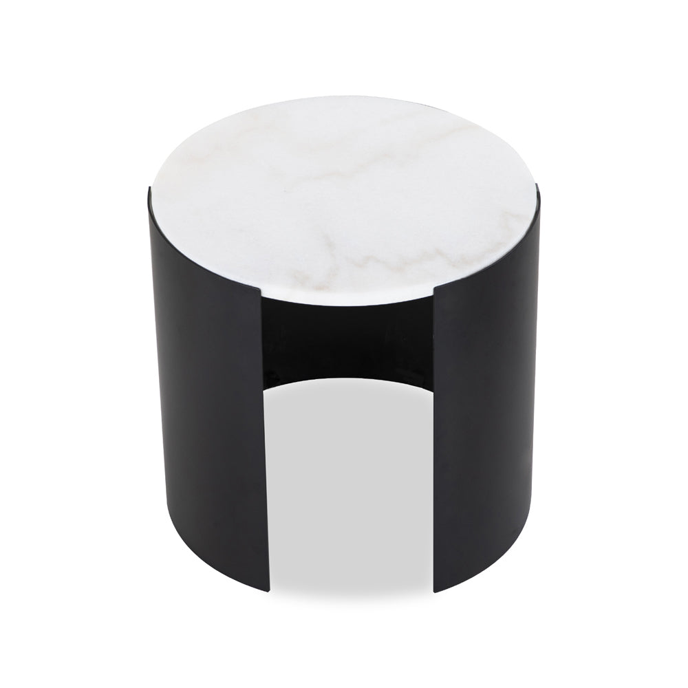 Liang & Eimil Samba Side Table with White Marble Top