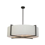 Liang & Eimil Sanderson Pendant Lamp with Matt Black Steel Frame