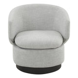 Liang & Eimil Scarpa Occasional Chair in Light Grey Fabric