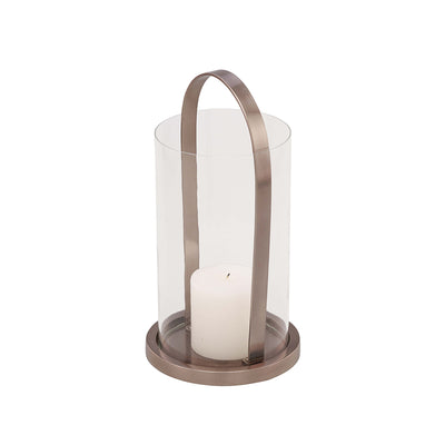 Liang & Eimil Stirrup Hurricane Lamp with Steel and Glass