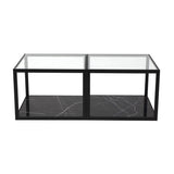 Liang & Eimil Tamon Coffee Table with Black Marble (set of two)