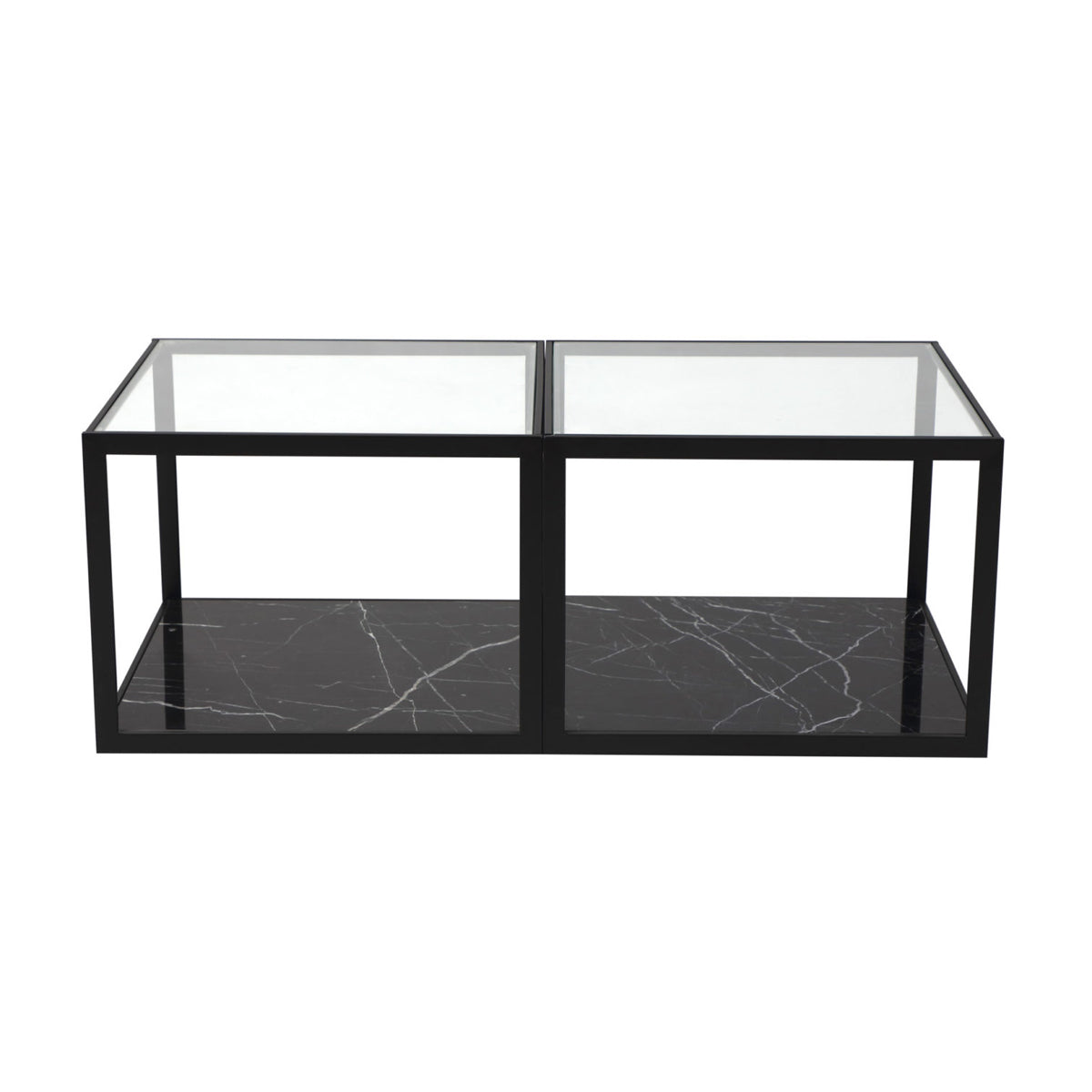 Liang & Eimil Tamon Coffee Table with Black Marble (set of two)