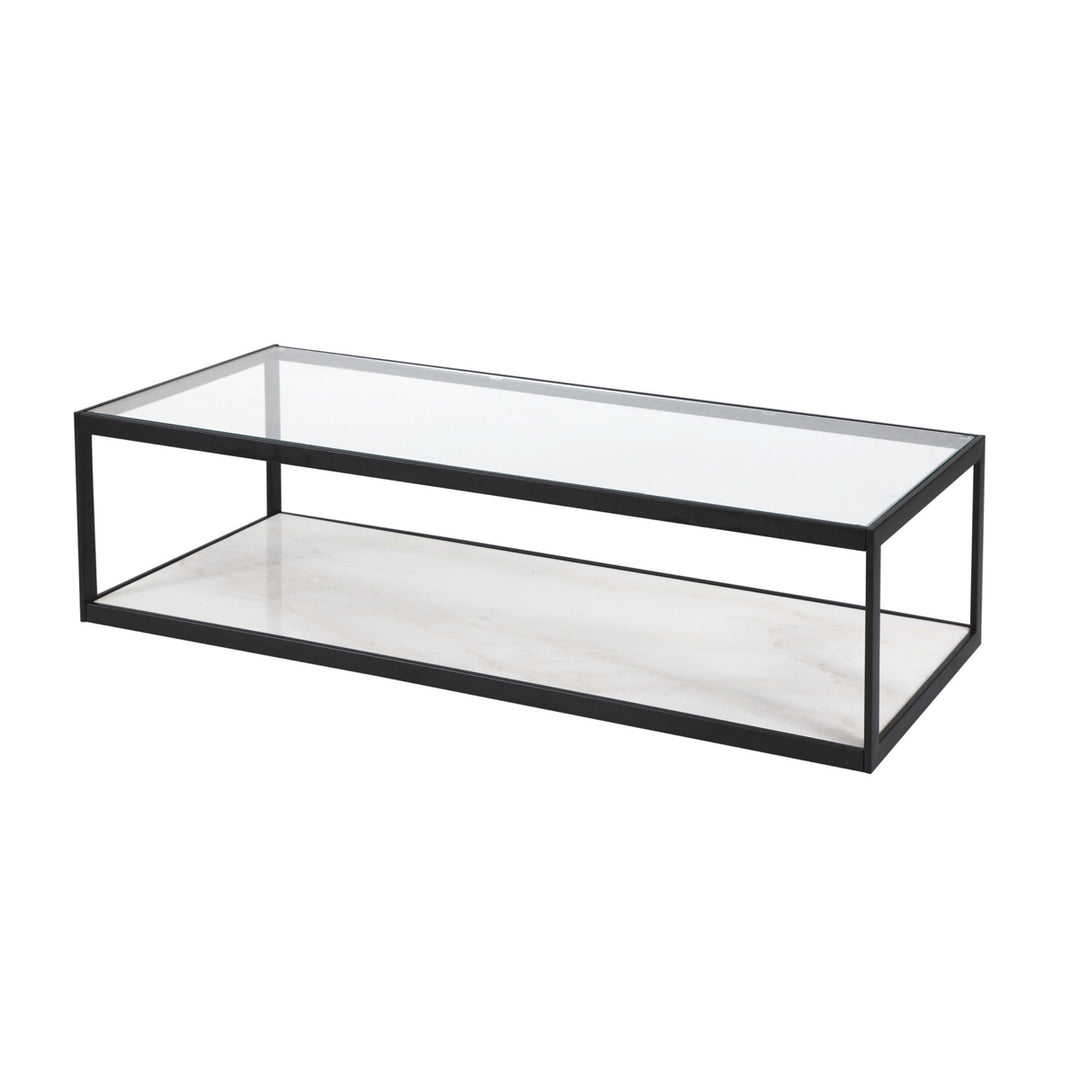 Liang & Eimil Tamon Rectangular Coffee Table with White Marble