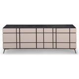 Liang & Eimil Tartan Sideboard in Mink and Dark Brown Oak Veneer