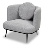 Liang & Eimil V Lux Occasional Chair in Kalpan Grey