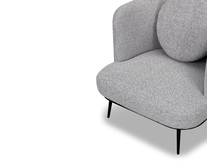 Liang & Eimil V Lux Occasional Chair in Kalpan Grey