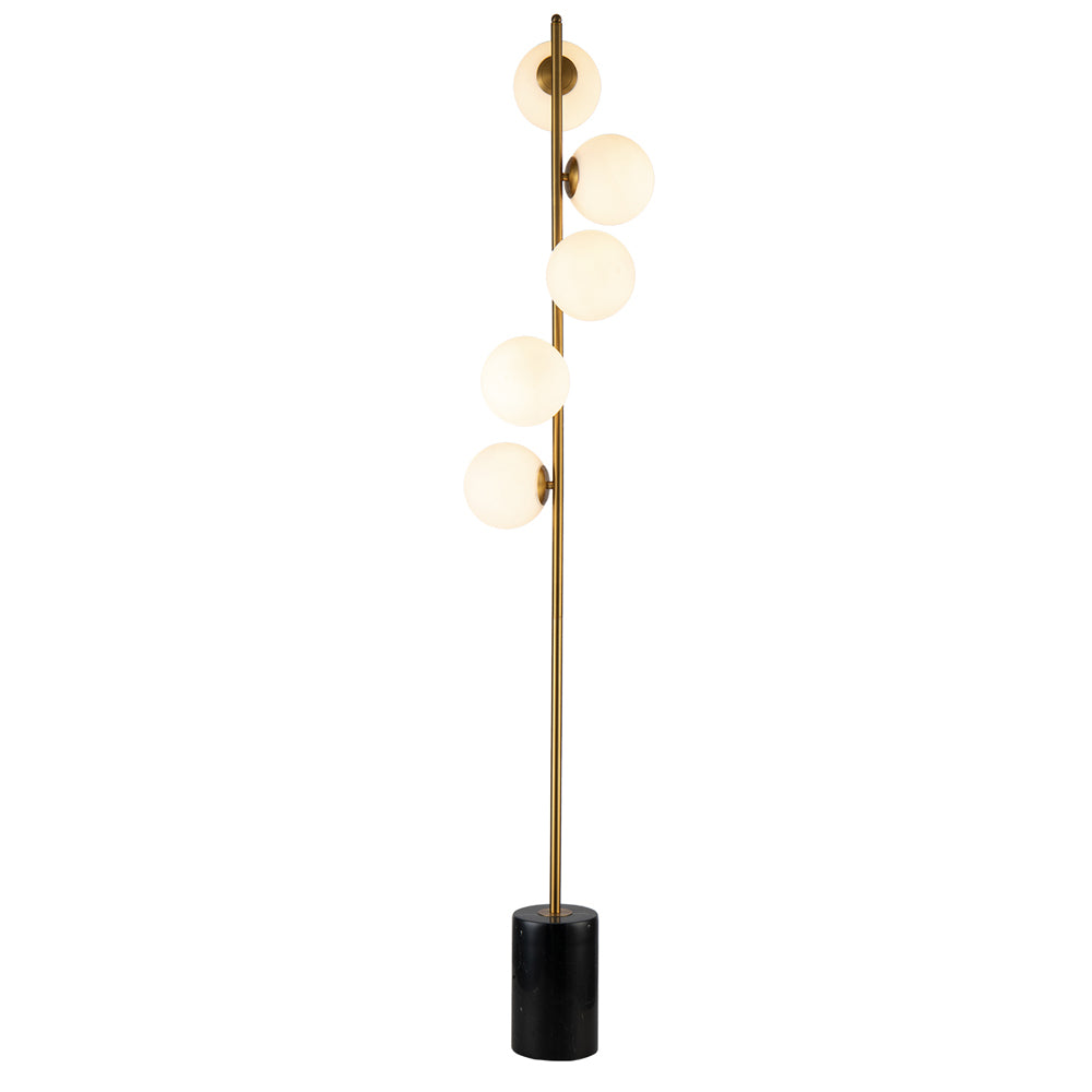Liang & Eimil Vanessa Floor Lamp with Brushed Brass