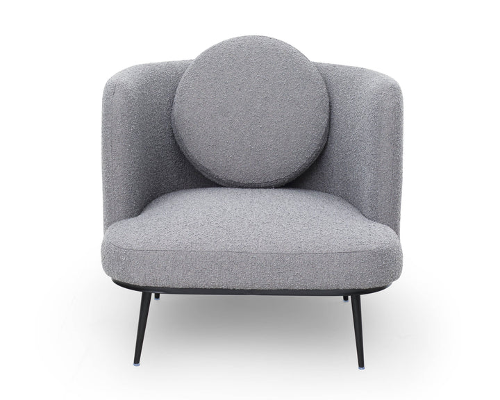 Liang & Eimil V Lux Occasional Chair - Boucle Graphic Grey