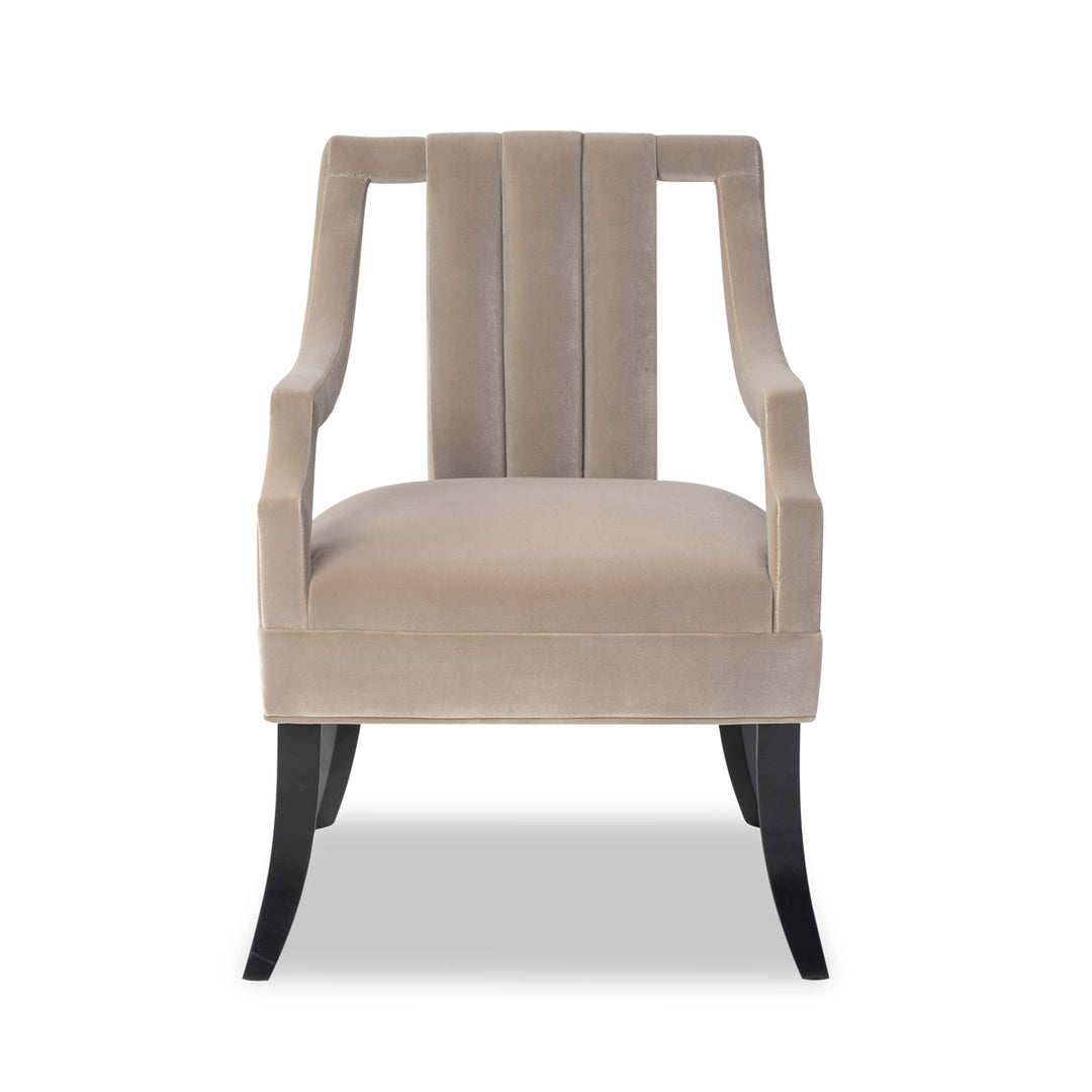 Liang & Eimil Wallace Chair in Gainsborough Mink Velvet